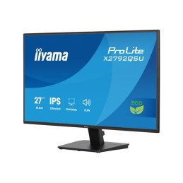 Écran LED - 27" - 2560 x 1440 WQHD @ 70 Hz - IPS - 350 cd - m² - 1000:1 - 5 ms - HDMI, DVI, Displa... (X2792QSU-B1)_2