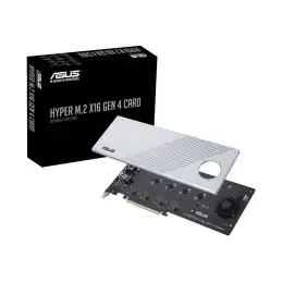 ASUS HYPER M.2 X16 GEN 4 CARD - Adaptateur d'interface - M.2 - Expansion Slot to M.2 - M.2 Card - P... (90MC08A0-M0EAY0)_1