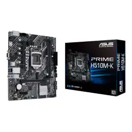 ASUS PRIME H510M-K - Carte-mère - micro ATX - Socket LGA1200 - H510 Chipset - USB 3.2 Gen 1 - Gigab... (90MB17N0-M0EAY0)_4