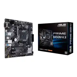 ASUS PRIME B450M-K II - Carte-mère - micro ATX - Socket AM4 - AMD B450 Chipset - USB 3.2 Gen 1 - Gi... (90MB1600-M0EAY0)_5