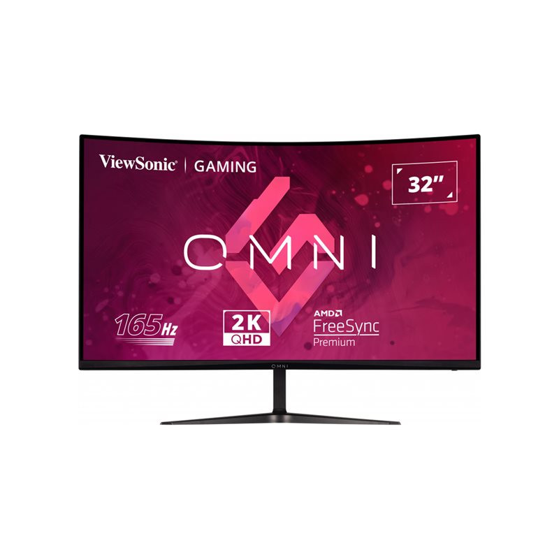 Écran LED - jeux - incurvé - 32" (31.5" visualisable) - 2560 x 1440 QHD @ 180 Hz - VA - 250 cd - m²... (VX3218C-2K)_1