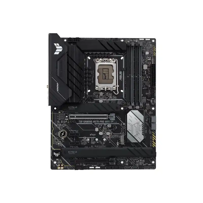 ASUS TUF GAMING H670-PRO WIFI D4 - Carte-mère - ATX - Socket LGA1700 - H670 Chipset - USB-C Gen1, U... (90MB1900-M0EAY0)_1