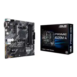 ASUS PRIME A520M-A - Carte-mère - micro ATX - Socket AM4 - AMD A520 Chipset - USB 3.2 Gen 1 - Gigab... (90MB14Z0-M0EAY0)_2