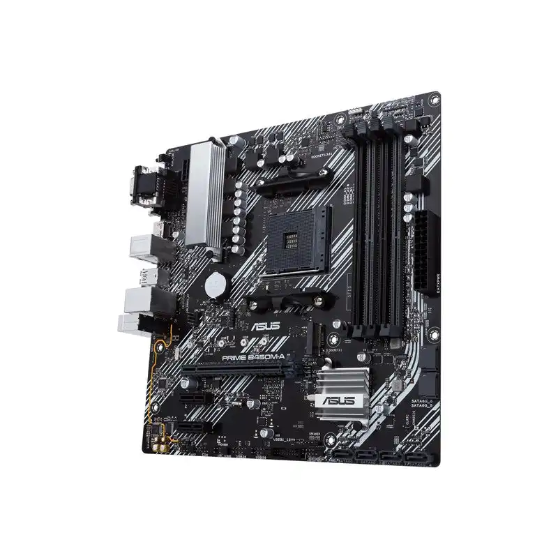 ASUS PRIME B450M-A II - Carte-mère - micro ATX - Socket AM4 - AMD B450 Chipset - USB 3.2 Gen 1, USB... (90MB15Z0-M0EAY0)_1