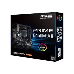 ASUS PRIME B450M-A II - Carte-mère - micro ATX - Socket AM4 - AMD B450 Chipset - USB 3.2 Gen 1, USB... (90MB15Z0-M0EAY0)_6