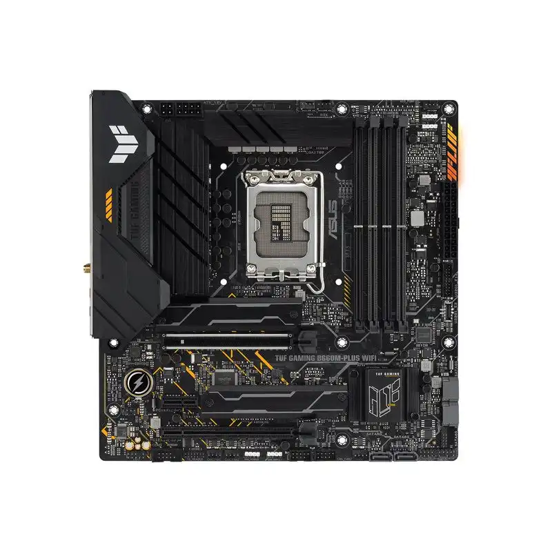 ASUS TUF GAMING B660M-PLUS WIFI - Carte-mère - micro ATX - Socket LGA1700 - B660 Chipset - USB 3.2 ... (90MB1AZ0-M1EAY0)_1