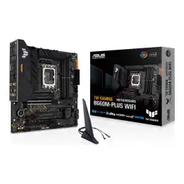 ASUS TUF GAMING B660M-PLUS WIFI - Carte-mère - micro ATX - Socket LGA1700 - B660 Chipset - USB 3.2 ... (90MB1AZ0-M1EAY0)_6