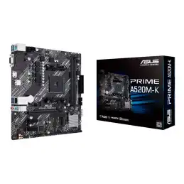 ASUS PRIME A520M-K - Carte-mère - micro ATX - Socket AM4 - AMD A520 Chipset - USB 3.2 Gen 1 - Gigab... (90MB1500-M0EAY0)_2