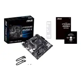 ASUS PRIME A520M-K - Carte-mère - micro ATX - Socket AM4 - AMD A520 Chipset - USB 3.2 Gen 1 - Gigab... (90MB1500-M0EAY0)_8