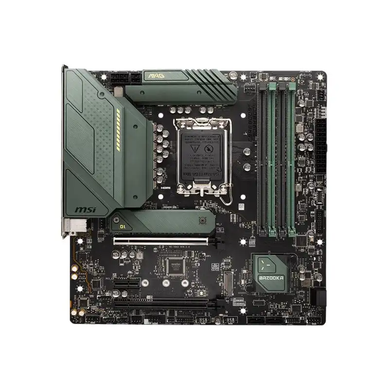 Carte-mère - micro ATX - Socket LGA1700 - B660 Chipset - USB-C Gen1, USB 3.2 Gen 1, USB 3.2 ... (MAG B660M BAZOOKA DDR4)_1