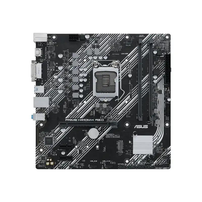 ASUS PRIME H410M-K R2.0 - Carte-mère - micro ATX - Socket LGA1200 - H470 Chipset - USB 3.2 Gen 1 - ... (90MB1A70-M0EAY0)_1