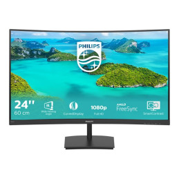 Philips E-line 241E1SCA - Écran LED - incurvé - 24" (23.6" visualisable) - 1920 x 1080 Full HD (10... (241E1SCA/00)_1