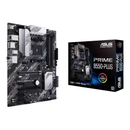 ASUS PRIME B550-PLUS - Carte-mère - ATX - Socket AM4 - AMD B550 Chipset - USB-C Gen2, USB 3.2 Gen 1... (90MB14U0-M0EAY0)_5