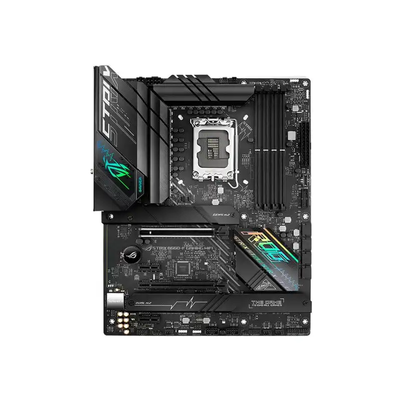 ASUS ROG STRIX B660-F GAMING WIFI - Carte-mère - ATX - Socket LGA1700 - B660 Chipset - USB 3.2 Gen ... (90MB18R0-M1EAY0)_1