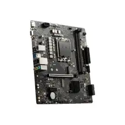 MSI - Carte-mère - micro ATX - Socket LGA1700 - H610 Chipset - USB 3.2 Gen 1 - Gigabit LAN - carte... (PRO H610M-G DDR4)_4