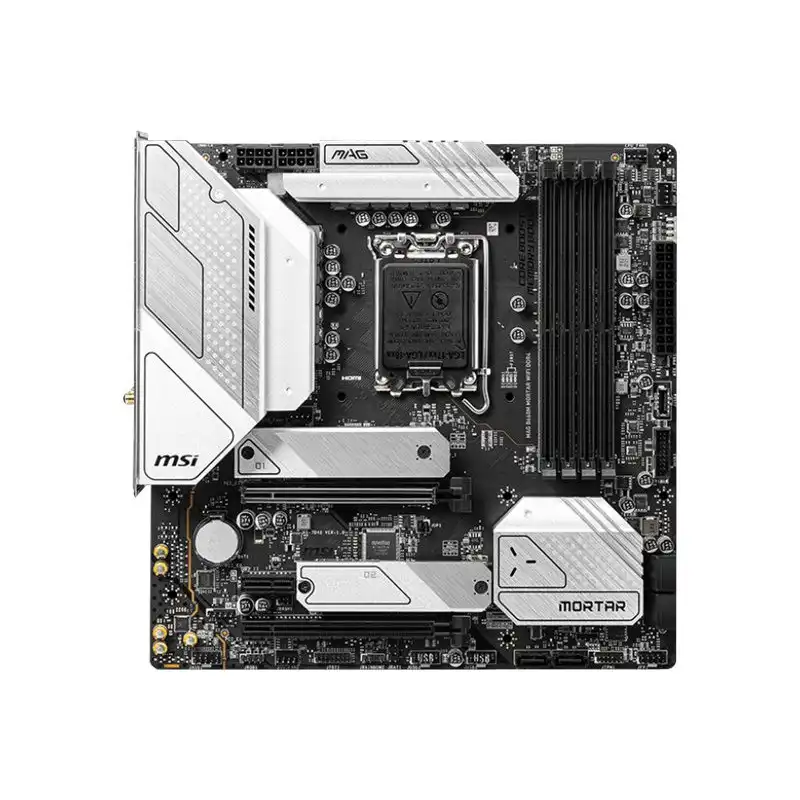 Carte-mère - micro ATX - Socket LGA1700 - B660 Chipset - USB-C Gen2, USB 3.2 Gen 1, USB ... (MAG B660M MORTAR WIFI DDR4)_1