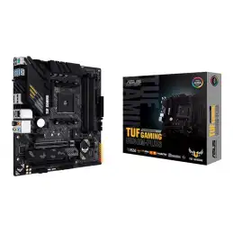 ASUS TUF GAMING B550M-PLUS - Carte-mère - micro ATX - Socket AM4 - AMD B550 Chipset - USB-C Gen2, U... (90MB14A0-M0EAY0)_4