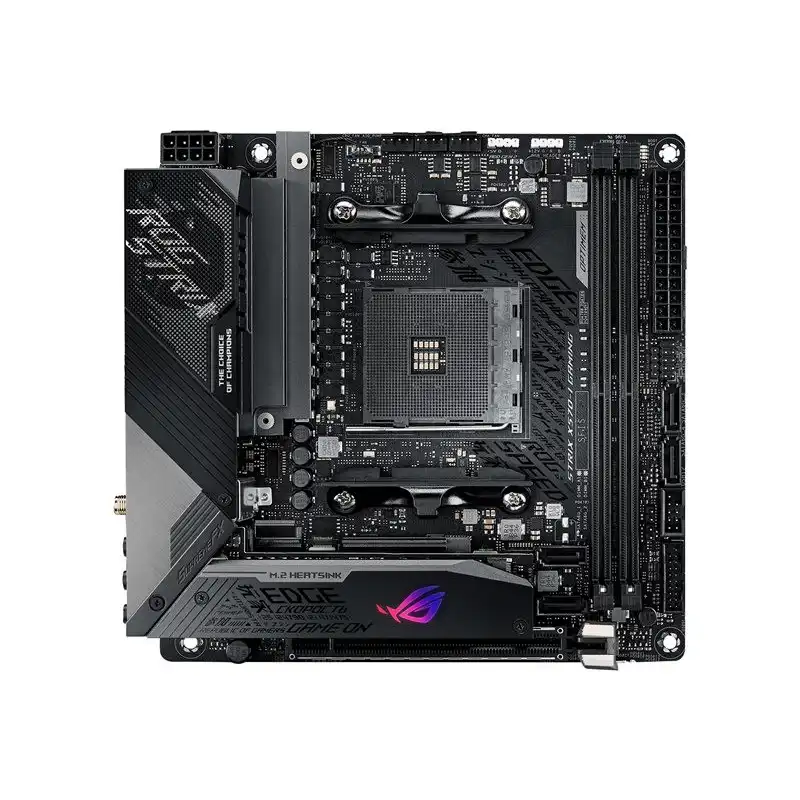 ASUS ROG Strix X570-I Gaming - Carte-mère - mini ITX - Socket AM4 - AMD X570 Chipset - USB-C Gen2, ... (90MB1140-M0EAY0)_1