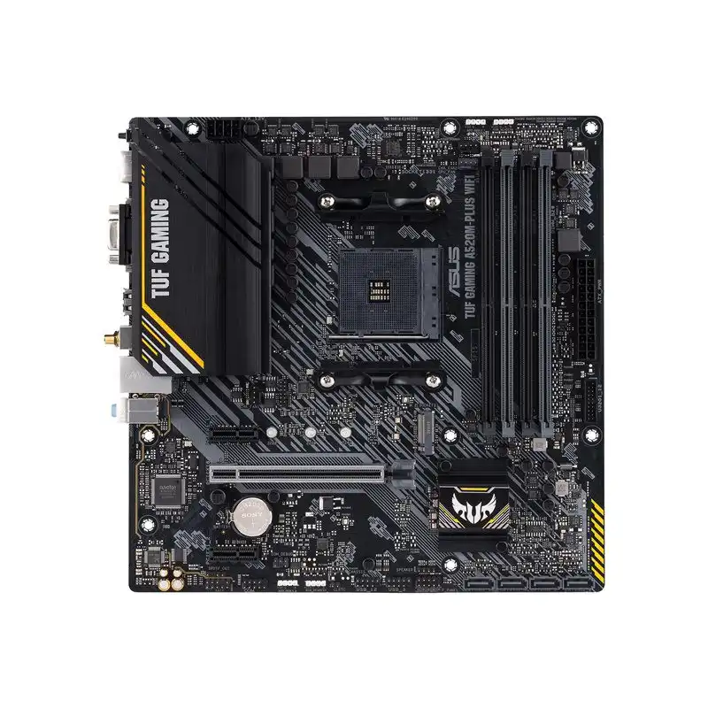 ASUS TUF GAMING A520M-PLUS WIFI - Carte-mère - micro ATX - Socket AM4 - AMD A520 Chipset - USB 3.2 ... (90MB17F0-M0EAY0)_1