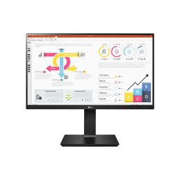LG - Écran LED - 24" (23.8" visualisable) - 2560 x 1440 QHD @ 75 Hz - IPS - 300 cd - m² - 1000:1 - ... (24QP750P-B)_1