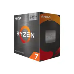 AMD Ryzen 7 5700X - 3.4 GHz - 8 curs - 16 filetages - 32 Mo cache - Socket AM4 - PIB - WOF (100-100000926WOF)_1
