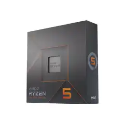 AMD Ryzen 5 7600X - 4.7 GHz - 6 curs - 12 fils - 32 Mo cache - Socket AM5 - PIB - WOF (100-100000593WOF)_1