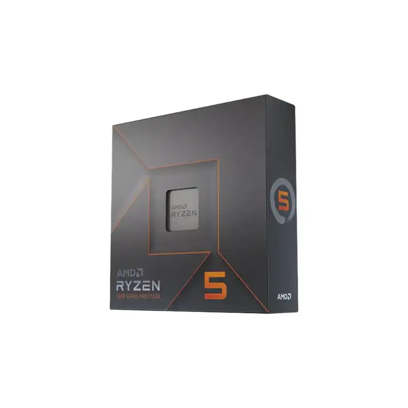 AMD Ryzen 5 7600X - 4.7 GHz - 6 curs - 12 fils - 32 Mo cache - Socket AM5 - PIB - WOF (100-100000593WOF)_1