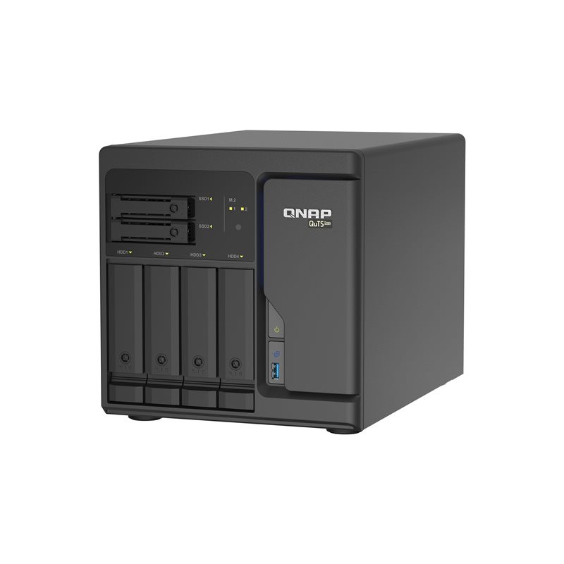 Serveur NAS - 6 Baies - SATA 6Gb - s - RAID 0, 1, 5, 6, 10, 50, 60, JBOD - RAM 8 Go - 2.5 Gig... (TS-H686-D1602-8G)_1