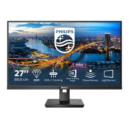 Écran LED - 27" - 2560 x 1440 QHD @ 75 Hz - IPS - 350 cd - m² - 1000:1 - 4 ms - 2xHDMI, DisplayPort, ... (276B1/00)_1