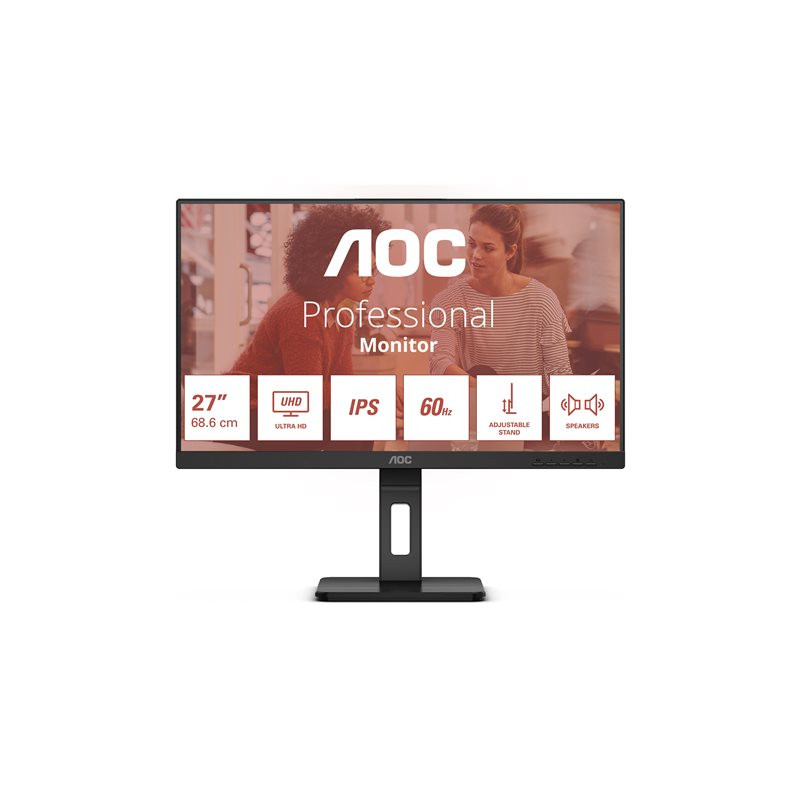 Écran LED - 27" - 3840 x 2160 4K UHD (2160p) @ 60 Hz - IPS - 350 cd - m² - 1000:1 - 4 ms - 2xHDMI, Dis... (U27E3UF)_1