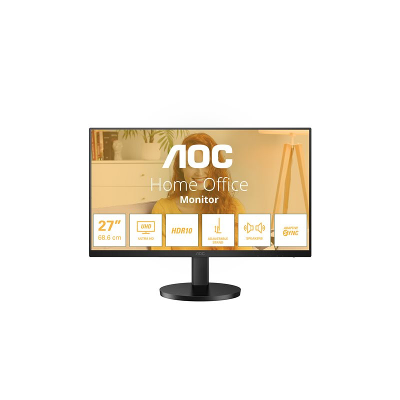 Écran LED - 27" - 3840 x 2160 4K UHD (2160p) @ 60 Hz - IPS - 350 cd - m² - 1000:1 - HDR10 - 4 ms - 2xH... (U27B3AF)_1