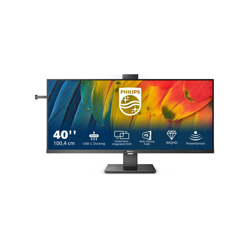 5000 Series - écran LED - 40" (39.53" visualisable) - 3440 x 1440 UWQHD @ 120 Hz - IPS - 300 cd ... (40B1U5601H/00)_1