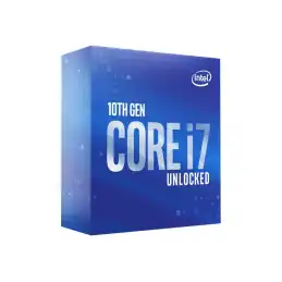 Intel Core i7 10700K - 3.8 GHz - 8 curs - 16 filetages - 16 Mo cache - LGA1200 Socket - Boîtier (san... (BX8070110700K)_2
