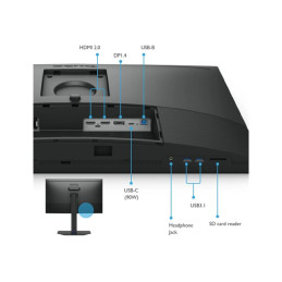 SW Series - écran LED - 27" - 2560 x 1440 WQXGA @ 60 Hz - IPS - 300 cd - m² - 1000:1 - HDR10 - 5 ms - 2... (SW272Q)_8