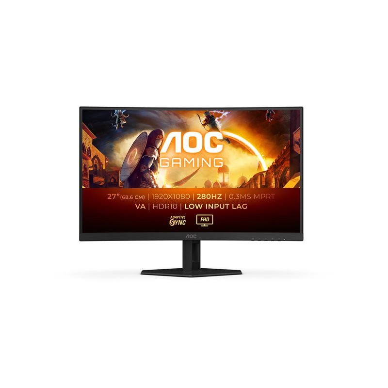 Écran LED - jeux - incurvé - 27" - 1920 x 1080 Full HD (1080p) @ 280 Hz - VA - 300 cd - m² - 4000:1 -... (C27G4ZXE)_1