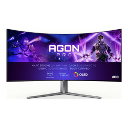 Moniteur OLED - jeux - incurvé - 45" - 3440 x 1440 WQHD @ 240 Hz - 1200:1 - 0.03 ms - HDMI, DisplayP... (AG456UCZD)_1