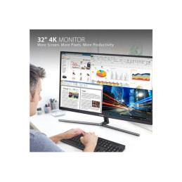 Écran LED - 32" (31.5" visualisable) - 3840 x 2160 4K @ 60 Hz - VA - 300 cd - m² - 3000:1 - HDR1... (VX3211-4K-MHD)_11