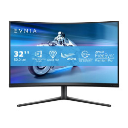 Écran LED - jeux - incurvé - 32" (31.5" visualisable) - 2560 x 1440 QHD @ 240 Hz - VA - 500 cd -... (32M2C5500W/00)_1