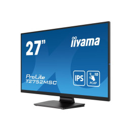 Écran LED - 27" - écran tactile - 1920 x 1080 Full HD (1080p) @ 60 Hz - IPS - 400 cd - m² - 1000:1... (T2752MSC-B1)_2