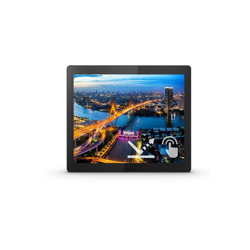 Écran LED - 17" - écran tactile - 1280 x 1024 SXGA @ 75 Hz - TN - 400 cd - m² - 1000:1 - 4 ms - HD... (172B1TFL/00)_1