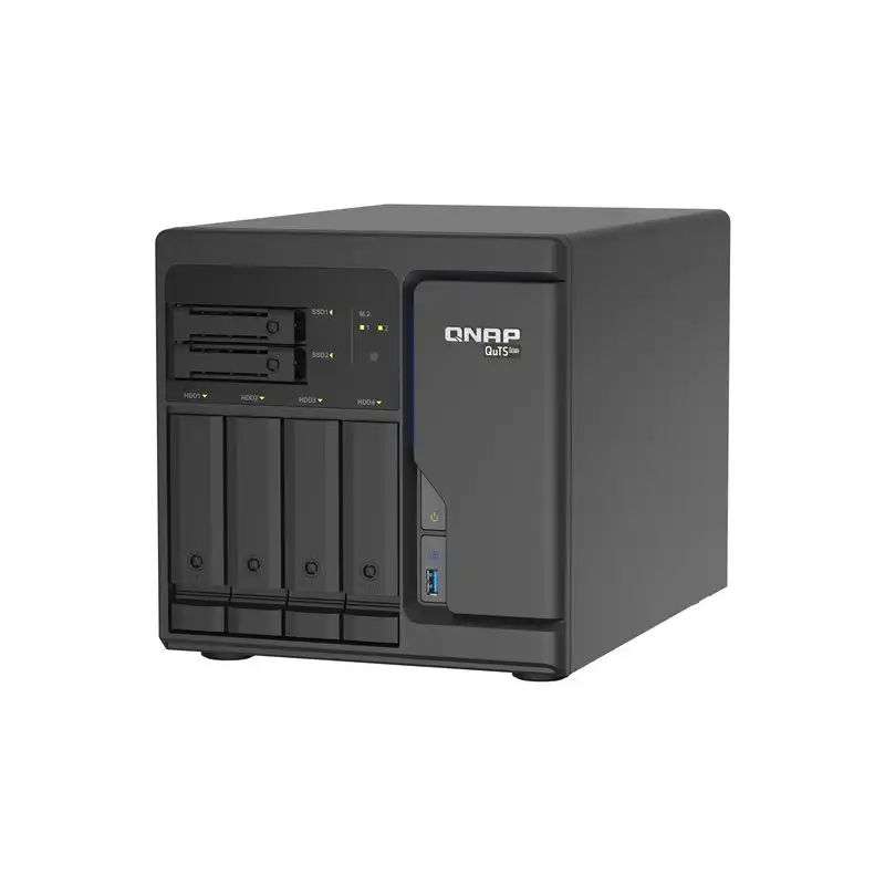 Serveur NAS - 6 Baies - SATA 6Gb - s - RAID 0, 1, 5, 6, 10, 50, 60, JBOD - RAM 8 Go - 2.5 Gig... (TS-H686-D1602-8G)_1