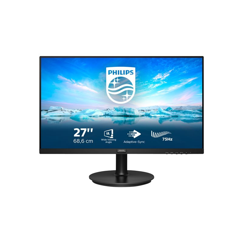 Écran LED - 27" - 1920 x 1080 Full HD (1080p) @ 75 Hz - VA - 250 cd - m² - 3000:1 - 4 ms - HDMI, VG... (272V8LA/00)_1