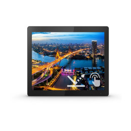 Écran LED - 15" - écran tactile - 1024 x 768 XGA @ 75 Hz - TN - 450 cd - m² - 800:1 - 4 ms - HDMI,... (152B1TFL/00)_1