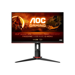 AOC Gaming - Écran LED - jeux - 23.8" - 1920 x 1080 Full HD (1080p) @ 75 Hz - IPS - 250 cd - m² - 10... (24G2U5/BK)_1