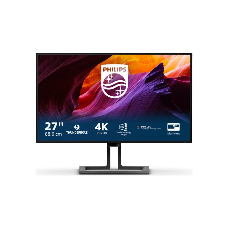 Écran LED - 27" - 3840 x 2160 4K @ 75 Hz - IPS - 1400 cd - m² - 1300:1 - DisplayHDR 1400 - 4 ms -... (27B1U7903/00)_1