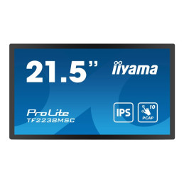 Écran LED - 21.5" - cadre ouvert - écran tactile - 1920 x 1080 Full HD (1080p) - IPS - 600 cd - m... (TF2238MSC-B1)_1
