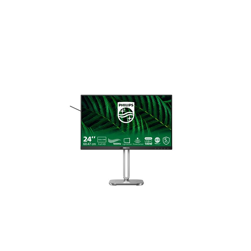 5000 Series - écran LED - USB - 24" - 1920 x 1080 Full HD (1080p) @ 100 Hz - IPS - 1500:1 - HDMI,... (24B2G5301/00)_1