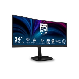 3000 Series - écran LED - incurvé - 34" - 3440 x 1440 WQHD @ 120 Hz - VA - 3500:1 - HDMI, Displa... (34B2U3600C/00)_3