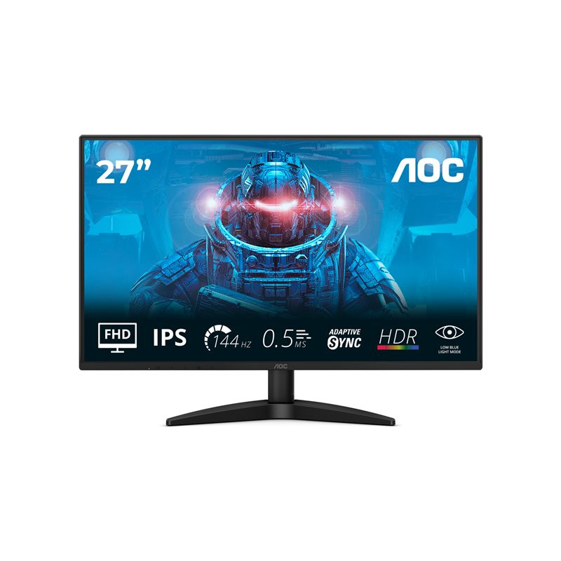 Écran LED - 27" - 1920 x 1080 Full HD (1080p) @ 144 kHz - IPS - 1500:1 - HDR10 - 0.5 ms - HDMI, Display... (27B36X)_1