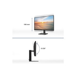 Écran LED - 24" (23.8" visualisable) - 1920 x 1080 Full HD (1080p) @ 100 Hz - IPS - 1300:1 - 1 ... (24E1N1300AE/00)_4